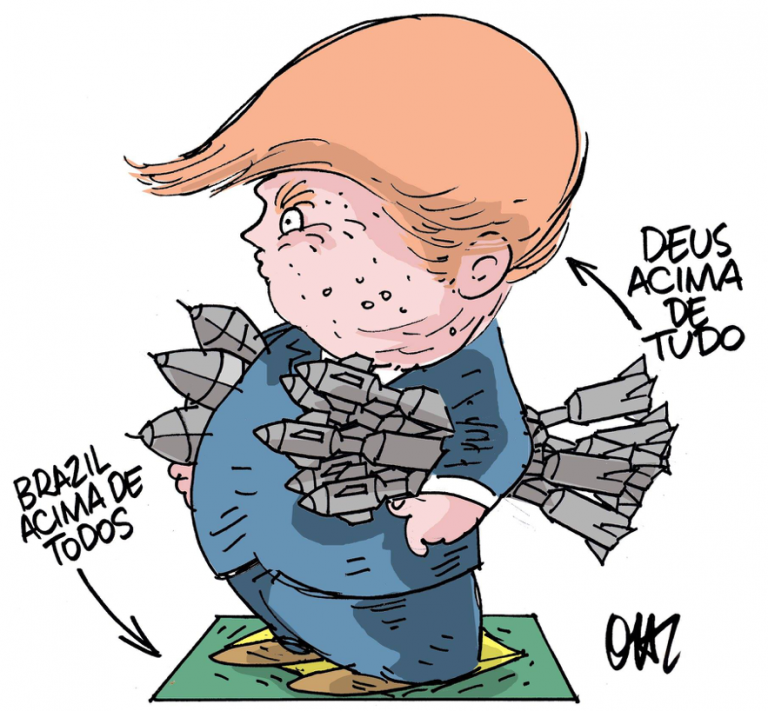 Chega de intermediários. Donald Trump para presidente do Brasil!