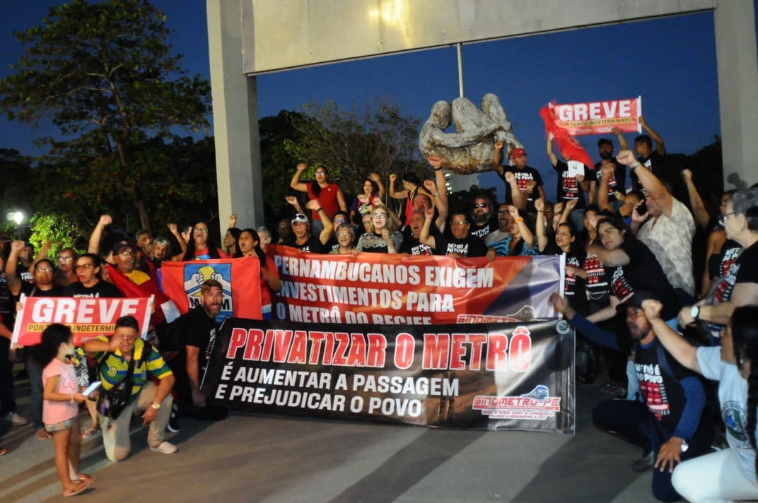 O avanço da privatização no Brasil e a greve dos metroviários em Recife